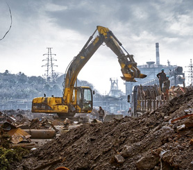 urbanization construction waste